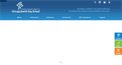 Desktop Screenshot of chicagojewishdayschool.org